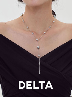 DELTA珍珠项链颈链2025新款