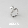 Light luxury and high-end crown pearl ring
