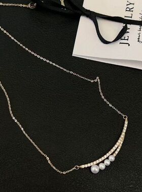 初夏爆款淡水珍珠吊坠金色银色