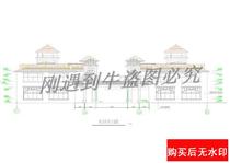 South certain area Small Business Street building façade cad drawings building dwg drawings