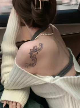 腰部胸前后背纹身贴果汁纹身贴
