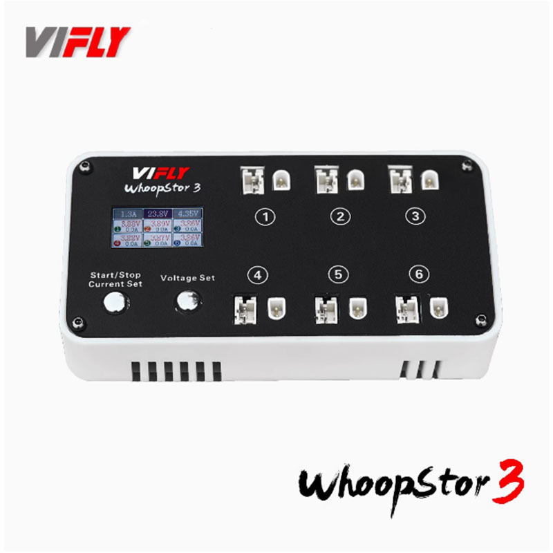 vifly三代WhoopStor3穿越迷你无人机1S锂电池6口BTPH充放电器彩屏 - 图1