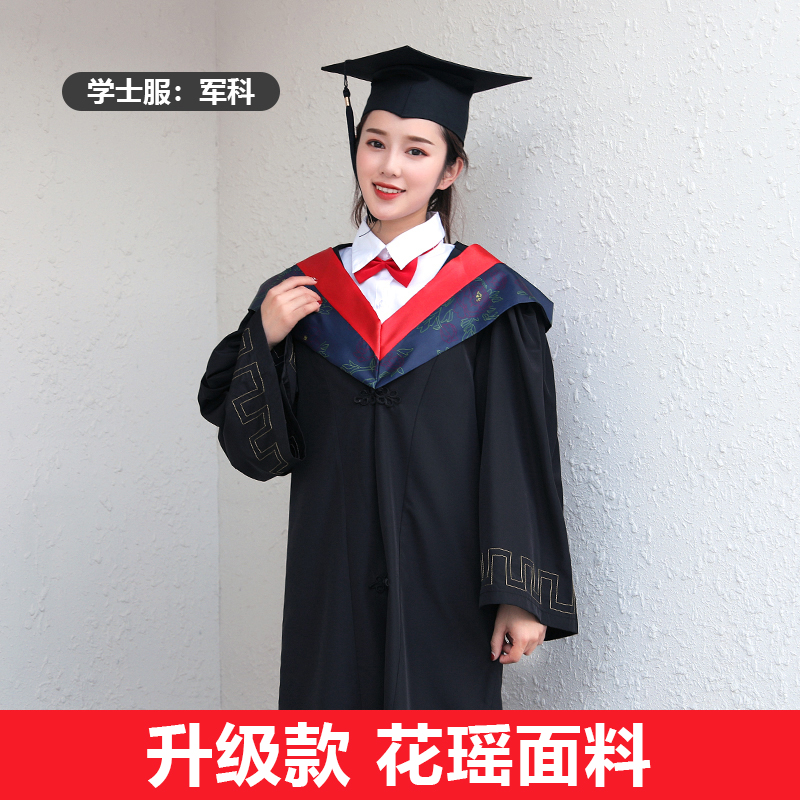 学士服学位服批发定制文理工科学士硕士博士导师服大学生毕业礼服 - 图1