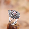 Chunfeng Sihan Literary Retro Thai Silver Bracelet S925 Silver Jewelry Trendy Versatile Women's Pomegranate Ring