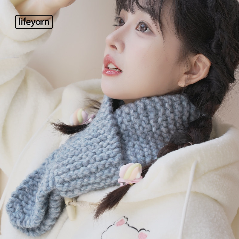 生活毛线自由 织围巾粗毛线diy解闷手作礼物送教程手工编织材料包,淘宝优惠券,粉丝福利购,淘宝优惠卷