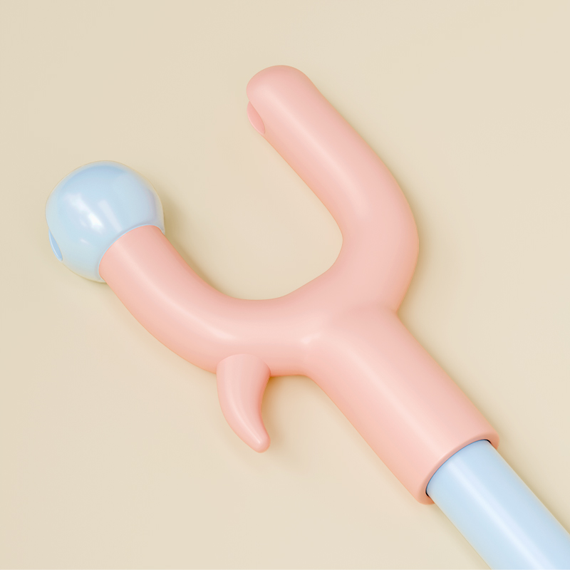 晾衣杆叉丫撑衣架家用可伸缩晒挂取衣服家用一体加长款网红挑衣头 - 图2