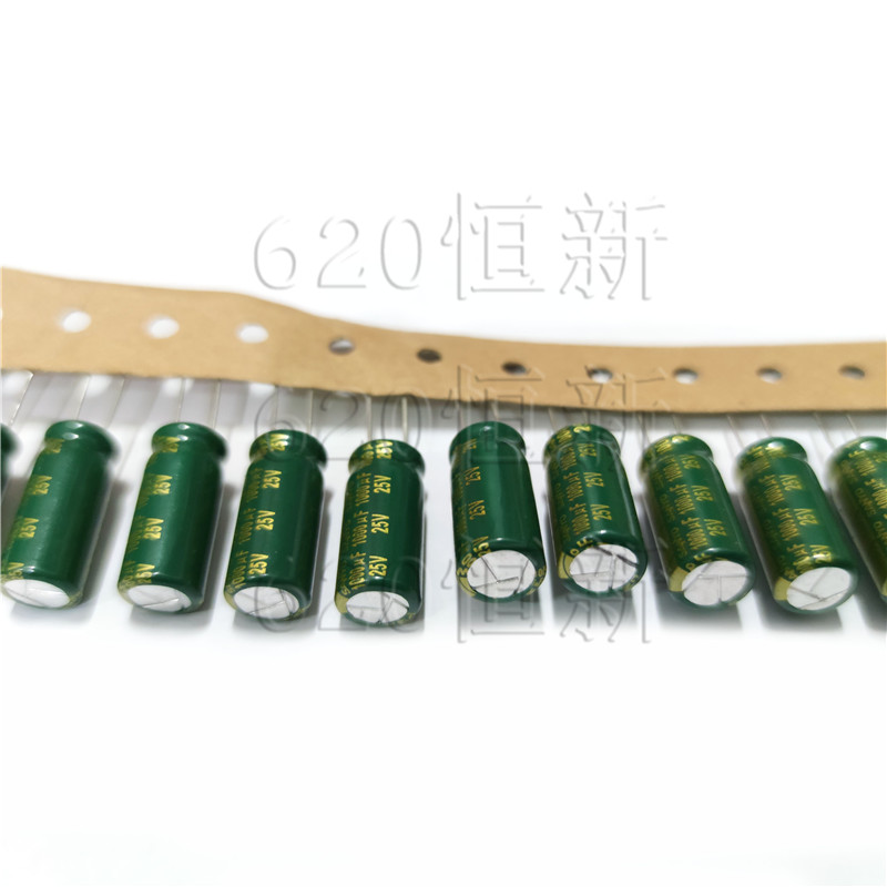 25V1000UF 原装进口 排带 1000UF 25V 10X23 WG 高频低阻 电容器 - 图0