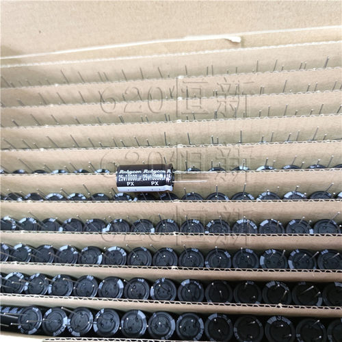 新货 25V10000UF 日本RUBYCON红宝石 PX 18X35.5 25PX10000M 电容 - 图1