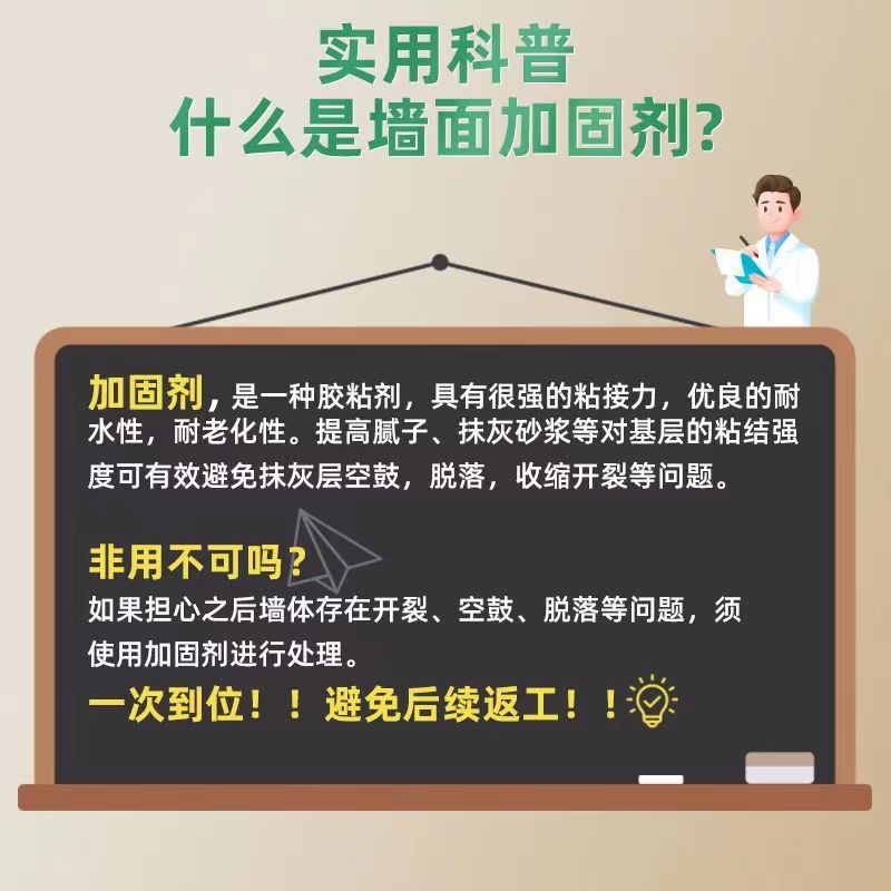 三棵树墙固地固加固剂界面剂固沙宝披挂腻子基层处理剂混凝土增强 - 图2