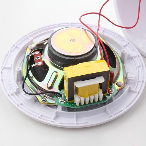 海湾消防广播 HY6251吸顶嵌入式 喇叭扬声器音响音箱暗装3W声音大 - 图1