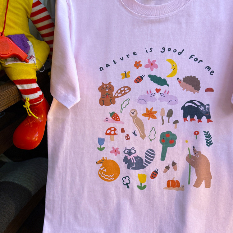 美式复古 vintage 趣味可爱小动物 220克小领口纯棉男女情侣T恤,淘宝优惠券,粉丝福利购,淘宝优惠卷