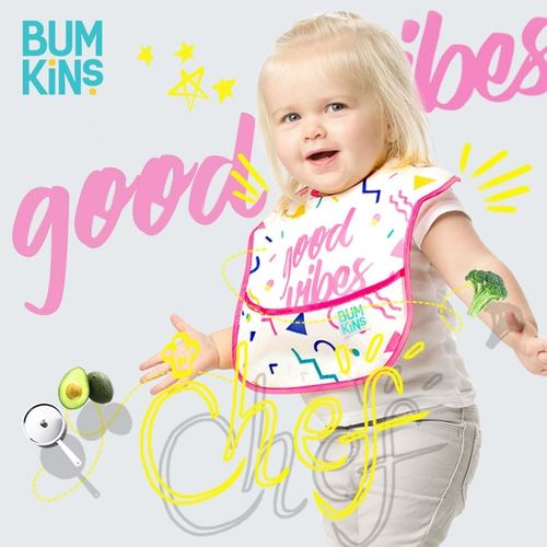 Детский легкий и тонкий водонепроницаемый нагрудник для еды, анти-грязь, с карманом