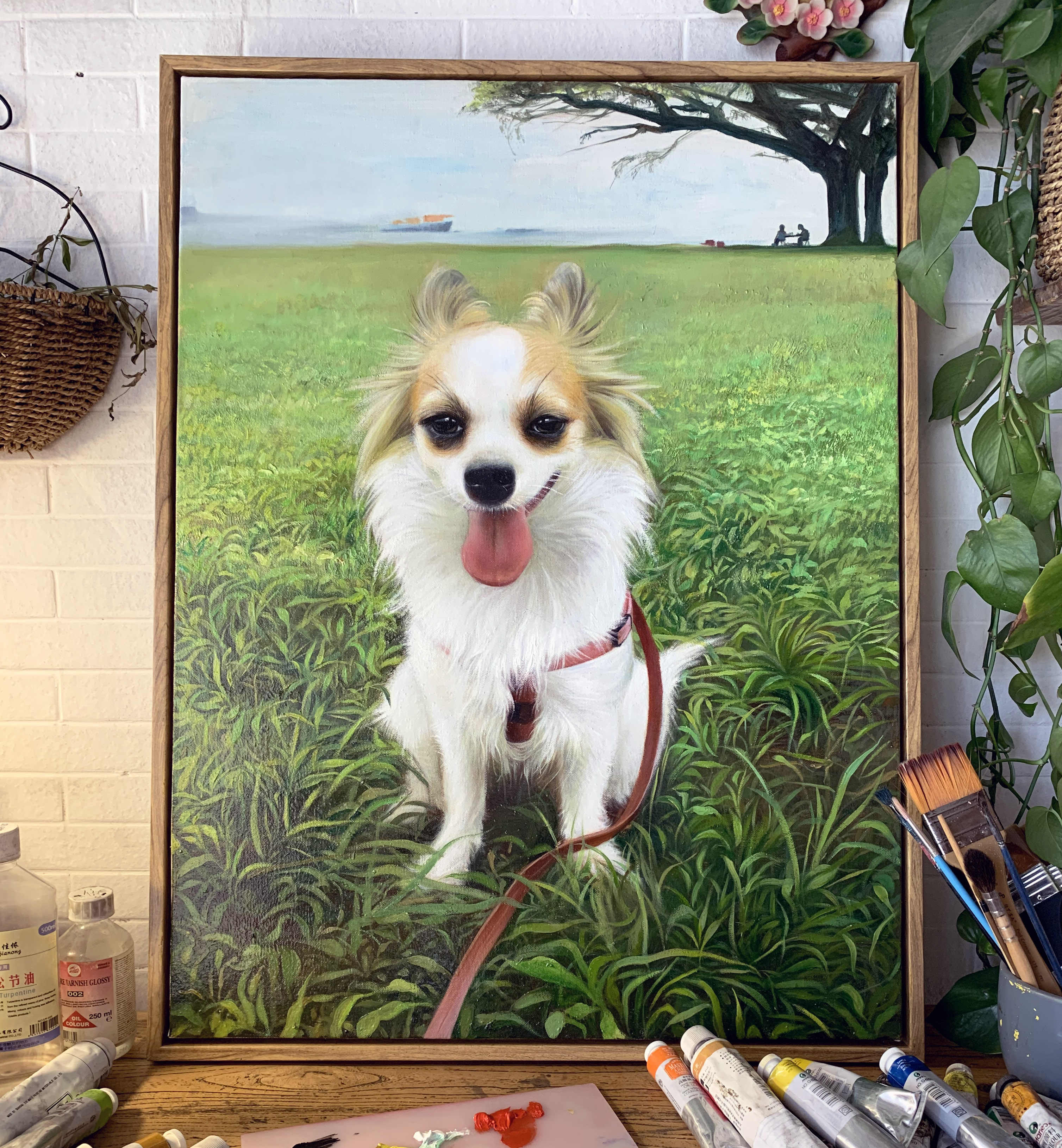 定制狗肖像画 新人首单立减十元 21年10月 淘宝海外