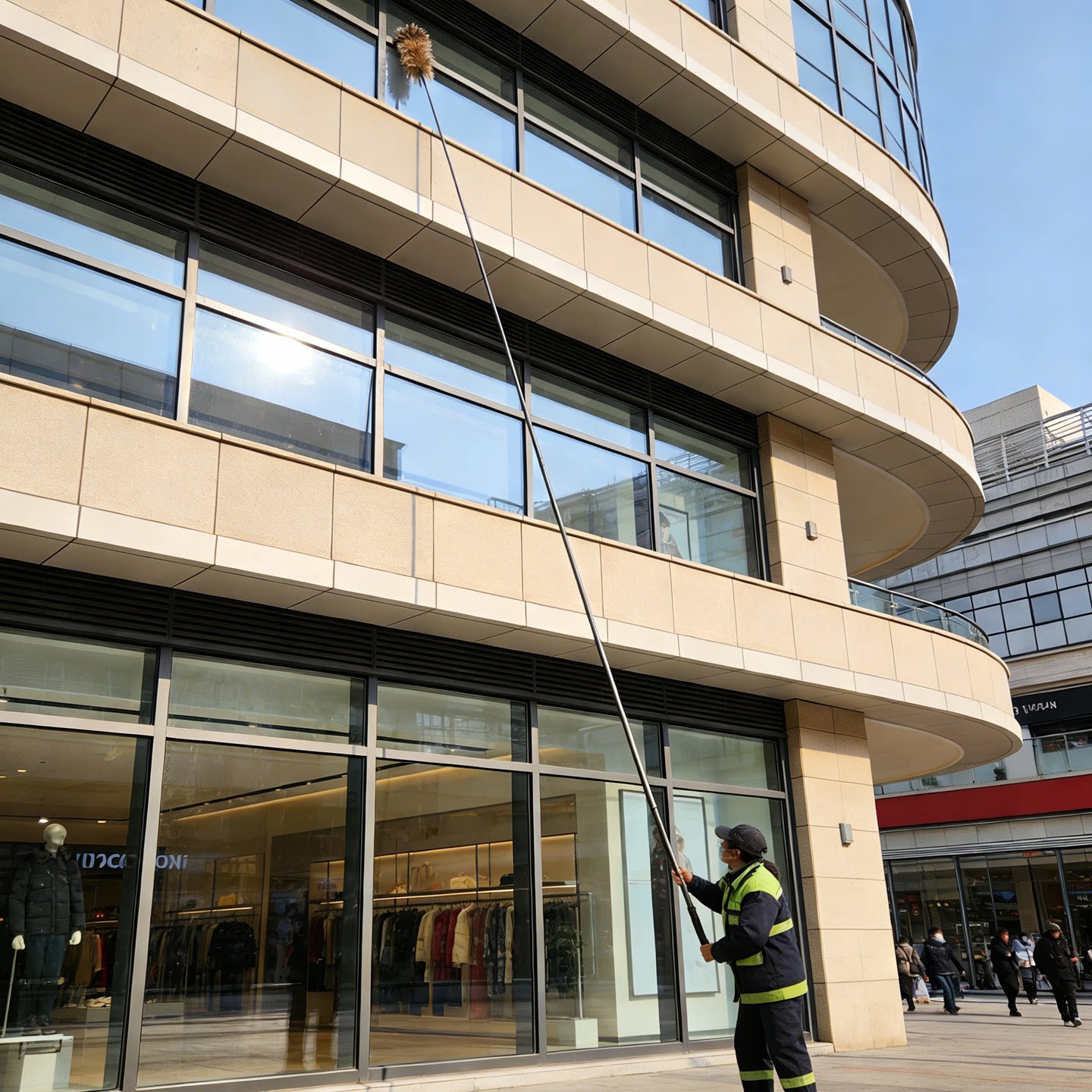 赵氏贡掸可伸缩除尘掸加长超长鸡毛掸子别墅博物馆图书馆车间保洁