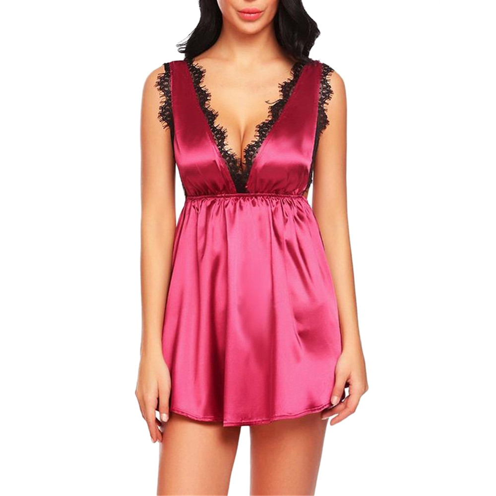 Dress Nightwear Underwear Robe Babydoll Sleepwear Dress