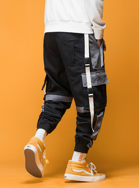 Men's Hip Hop Trend Loose Casual Pants Spring Cargo Pants