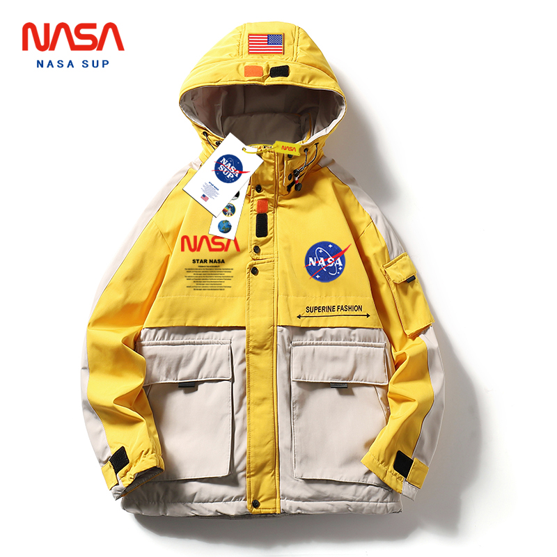nasa旗舰店官网联名2021冬季男棉服 韵式优品棉衣