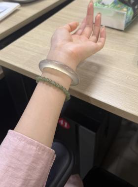 冰种玉髓手镯国风轻奢百搭送礼