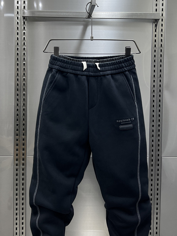 2025秋冬新款运动裤男宽松舒适百搭哈伦裤网红潮流辑明线束脚卫裤,淘宝优惠券,粉丝福利购,淘宝优惠卷