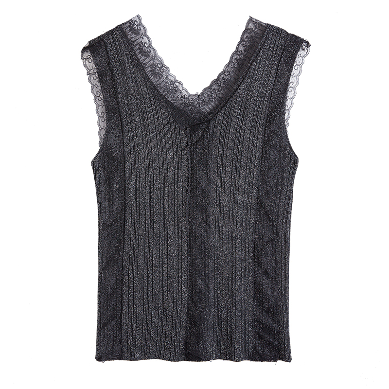 冰丝针织吊带女夏2020新款蕾丝内搭 贵沫背心吊带