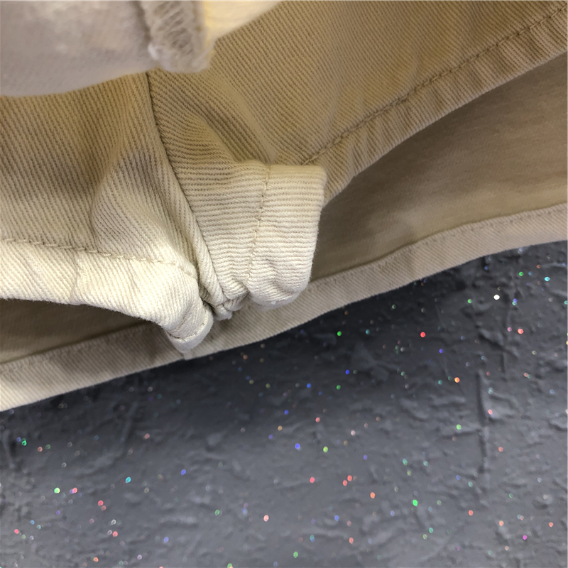 艾天丽旗舰店夏季新款工装裤裙女欧货休闲百搭杏色高腰显瘦包臀牛仔半身裙1