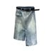 19 mùa hè hàng mới châu Âu túi lớn chia váy denim không đều cá tính thời trang mỏng manh là váy chữ nữ - Váy