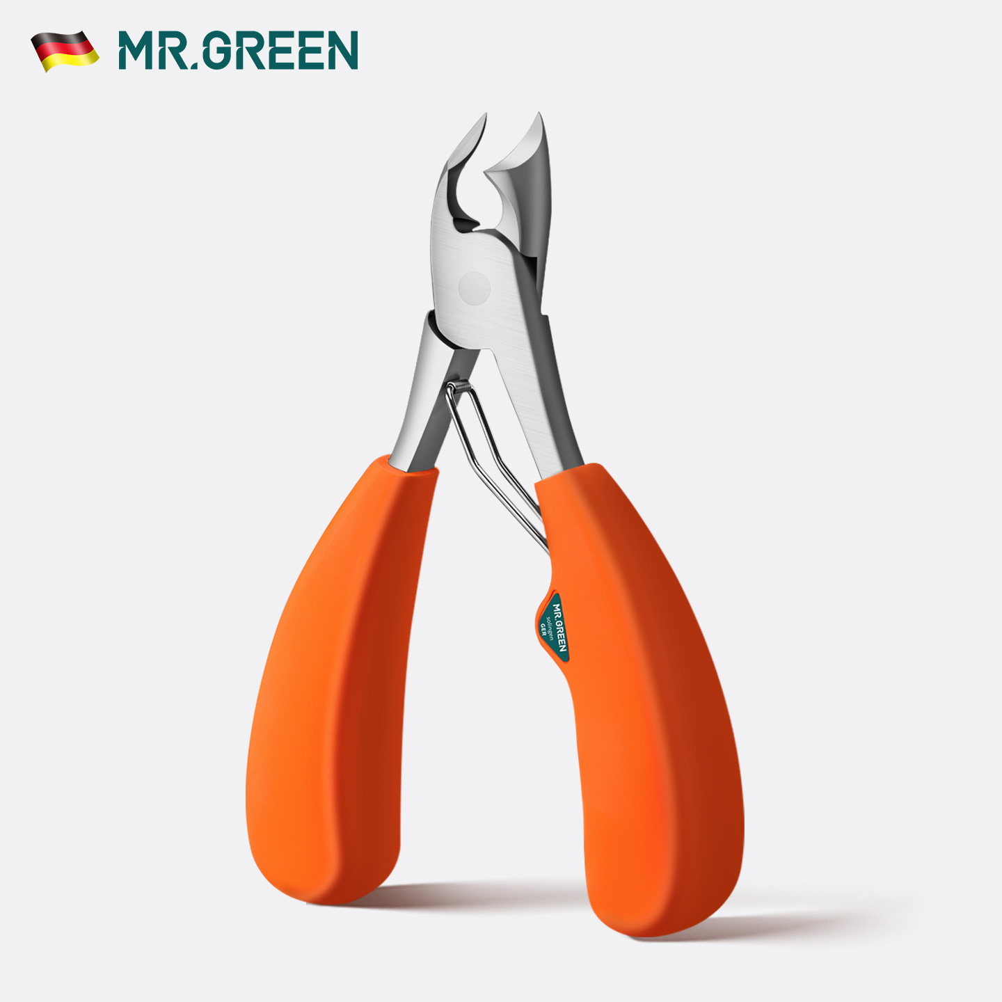 德国MR.GREEN灰指甲专用剪刀老人修脚神器鹰嘴指甲钳厚硬趾甲工具 - 图0