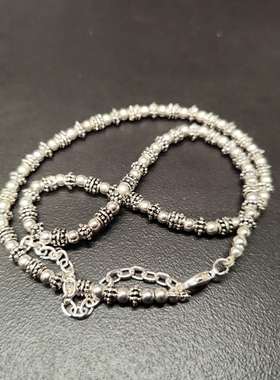 复古简约百搭小众设计感转运串珠项链锁骨链朋克风男女通用劲链