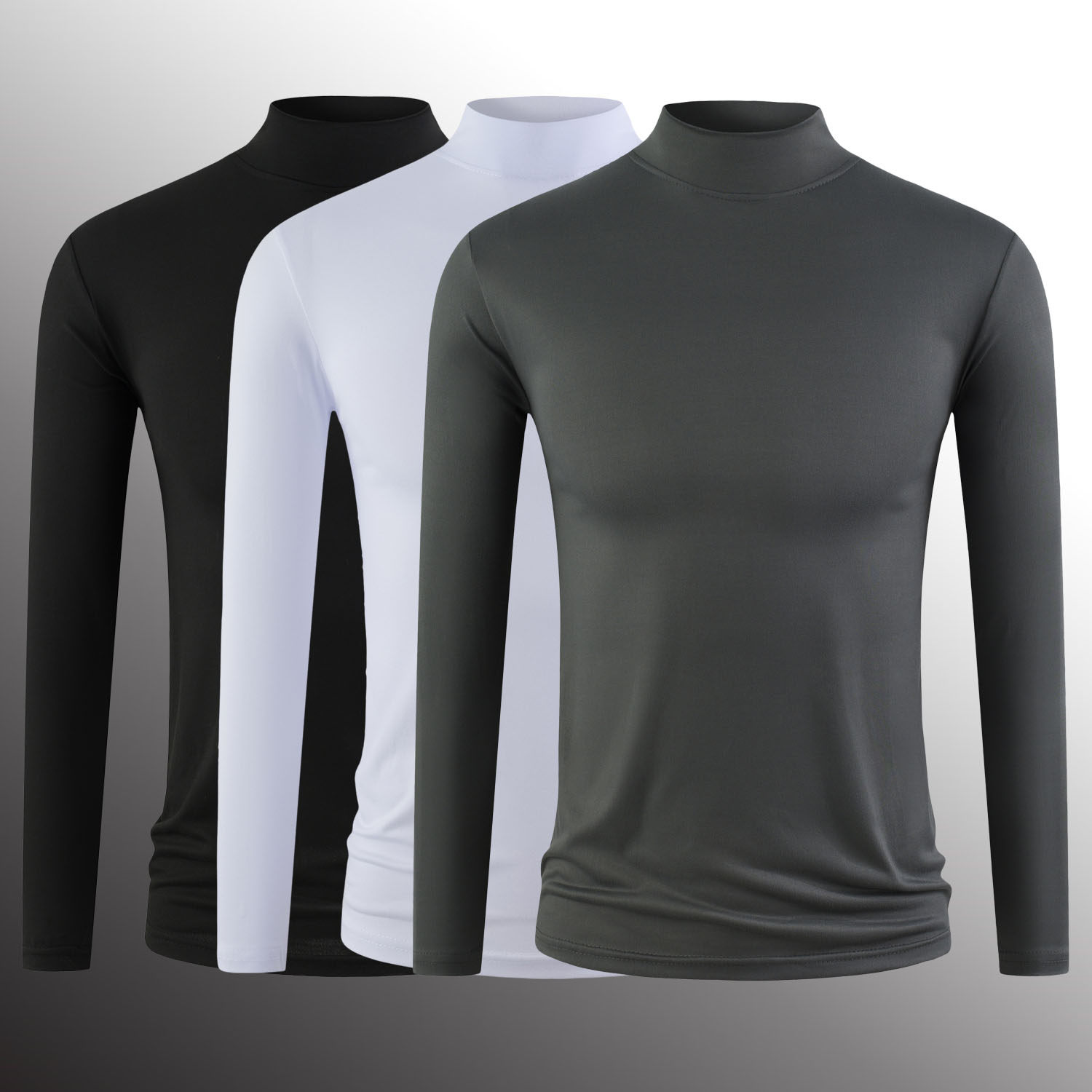 莫代尔棉秋衣男半高领长袖t恤纯色修身秋季打底衫中领秋装上衣服,淘宝优惠券,粉丝福利购,淘宝优惠卷