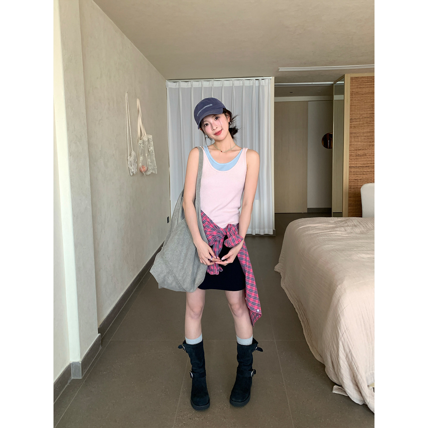 CCKOK2026早春新品春季羊毛混纺纯色针织背心（可自由双色叠穿）,淘宝优惠券,粉丝福利购,淘宝优惠卷