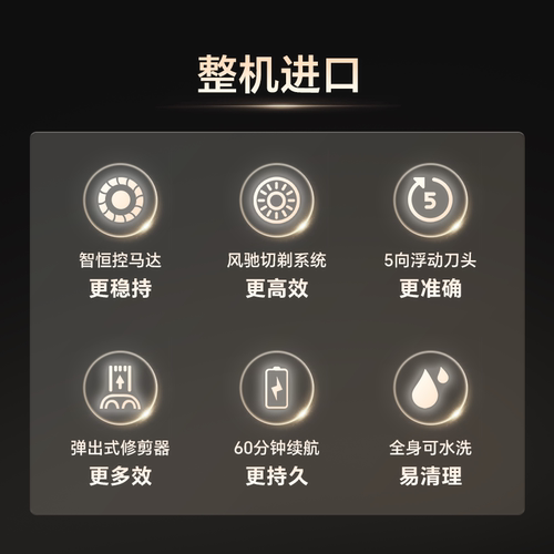 飞利浦剃须刀S4313电动刮胡刀原装进口男士全身水洗1小时快充正品 - 图0