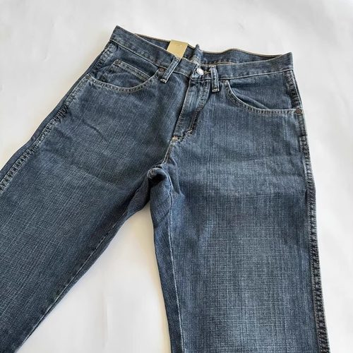 现货12oz.美国正品威格wrangler纯棉中腰宽松直筒牛仔裤31000ga - 图0