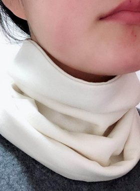 羊毛双层男女情侣保暖围脖