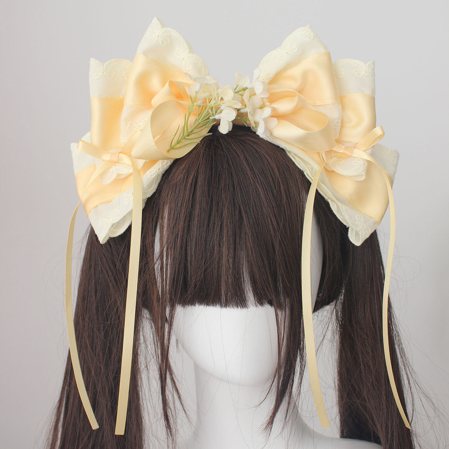 原创黄色汉洋折衷帽子波奈特小兔BNT可爱兔耳朵发带 三生都琉璃兔,淘宝优惠券,粉丝福利购,淘宝优惠卷