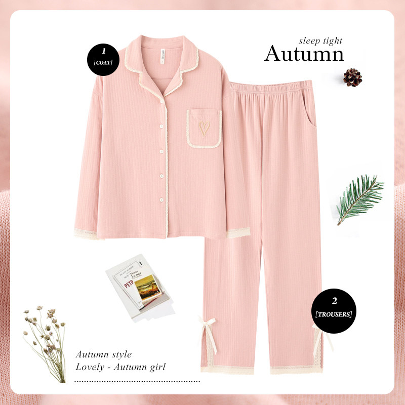 思莉太太春秋款纯棉2021年新款睡衣 思莉太太睡衣/家居服套装