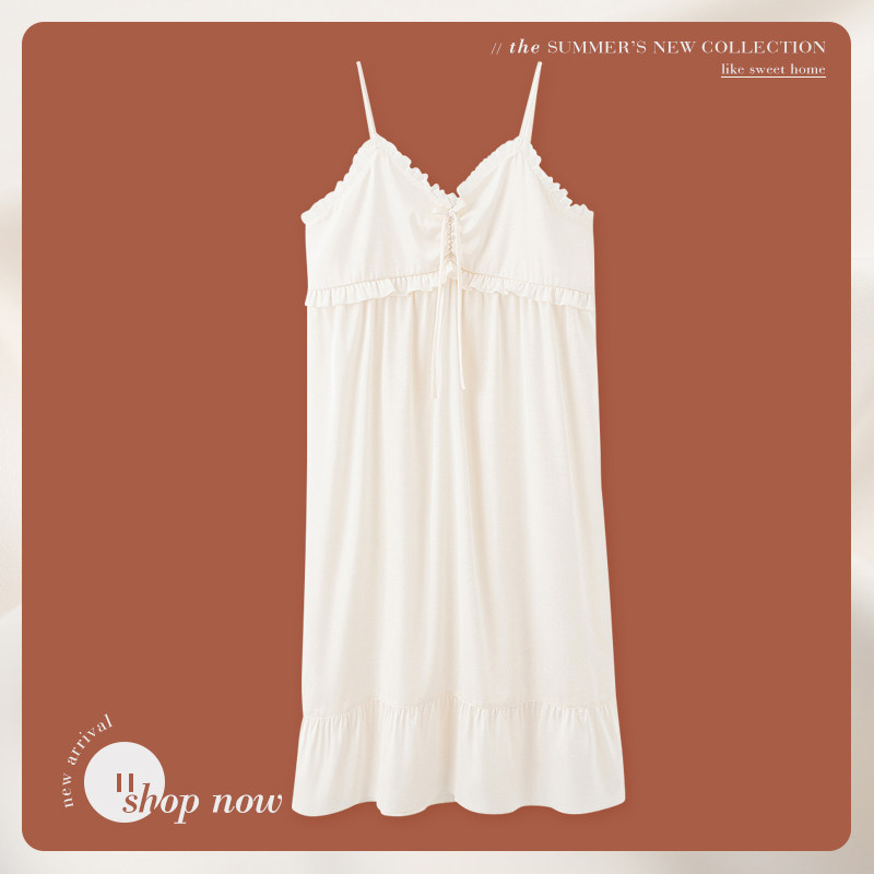 思莉太太吊带夏季冰丝2021年睡裙 思莉太太睡裙