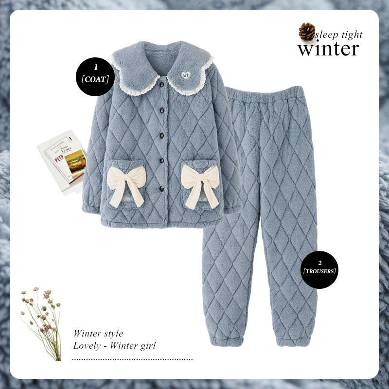 思莉太太情侣冬季2021年新款男睡衣 思莉太太睡衣/家居服套装