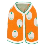 Маленькая плюшевая плюса Panda Dog Pet Pet Clothing свитер пуговица жилет жилет осень и зимний стиль маленький щенок