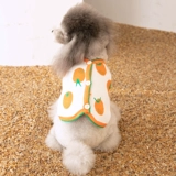 Маленькая плюшевая плюса Panda Dog Pet Pet Clothing свитер пуговица жилет жилет осень и зимний стиль маленький щенок