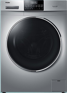 海尔9kg公斤变频滚筒全自动洗衣机 统帅圆岳洗衣机