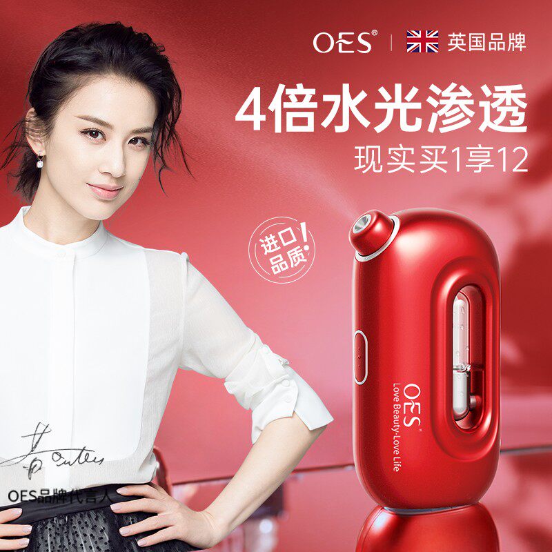 美容仪器家用脸部补水精华注氧仪 oes电子美容仪