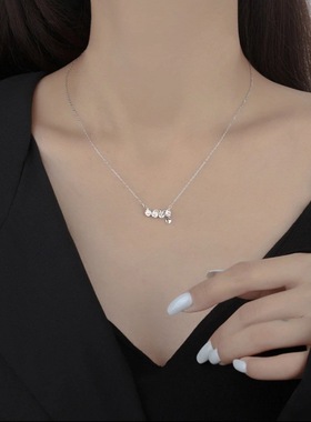 简约love字母高级感钛钢饰品