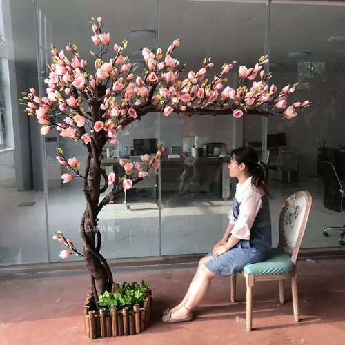 Симуляция магнолия цветочное поле