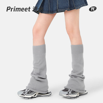 y2k Socks Womens Autumn Winter Grey Broadleg Calf Socks Hot girls Trendy Long Cylinders Pile Socks Knit Winter Jk Socks