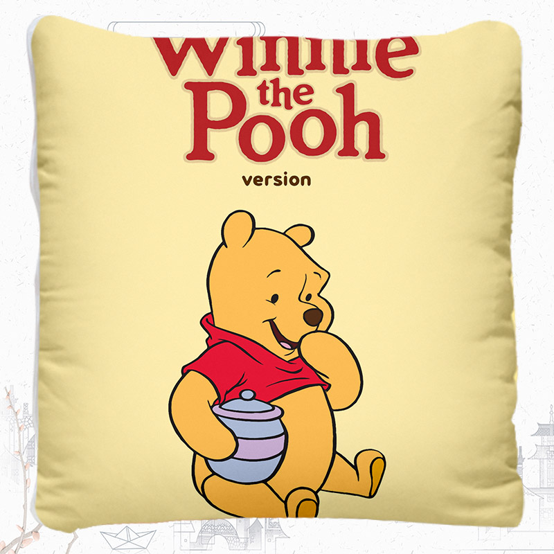 新款小维尼熊 Winnie the Pooh 维尼熊 抱枕被 床上小被子靠垫抱 - 图3