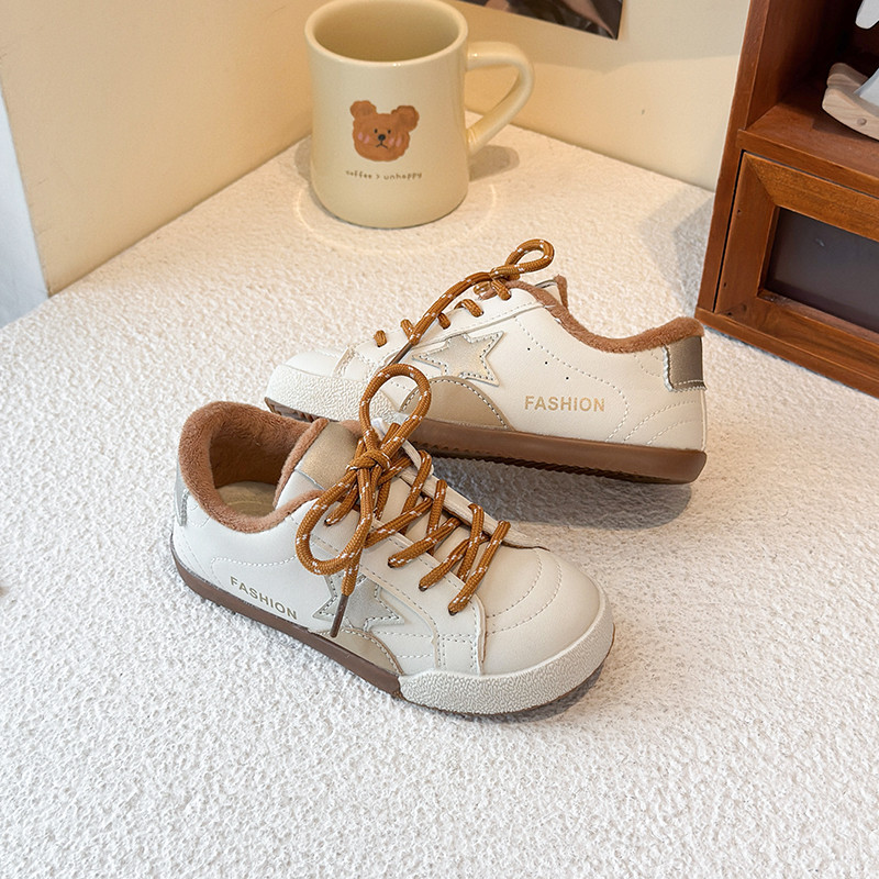 儿童板鞋2025秋冬新款加绒休闲鞋子女童运动鞋男童脏脏鞋德训棉鞋,淘宝优惠券,粉丝福利购,淘宝优惠卷