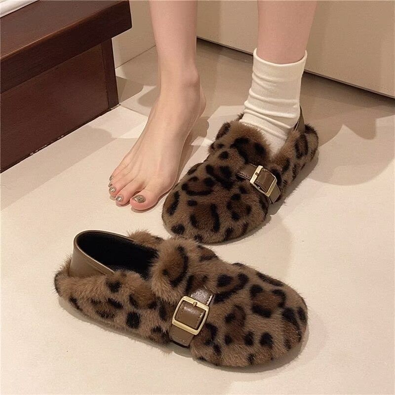 复古圆头毛毡加绒勃肯鞋女加绒秋冬季一脚蹬保暖棉瓢鞋毛呢乐福鞋,淘宝优惠券,粉丝福利购,淘宝优惠卷