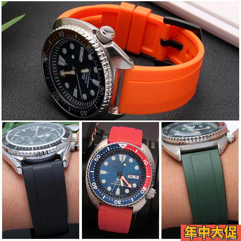 适配劳力士黑绿水鬼/精工5号潜水罐头/鲍鱼系列橡胶硅胶手表带男,淘宝优惠券,粉丝福利购,淘宝优惠卷