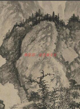 李子云v 维摩说法图 古代佛家山水人物国画长卷高清微喷复制品