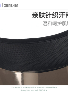 Zien 韩版时髦透明PVC空顶帽子女夏出游运动遮阳帽休闲防晒遮阳帽